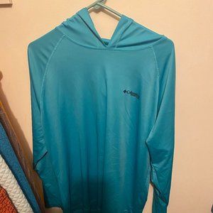 Columbia sun/fishing hoodie size large